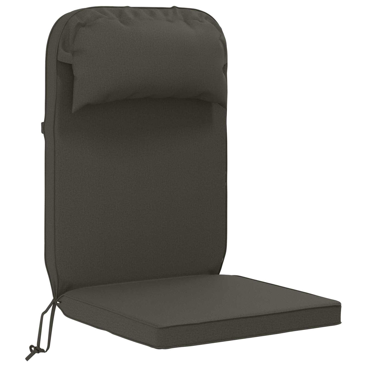 vidaXL Sun Lounger Cushion 100% Polyester Anthracite 55 x 124 x 5 cm