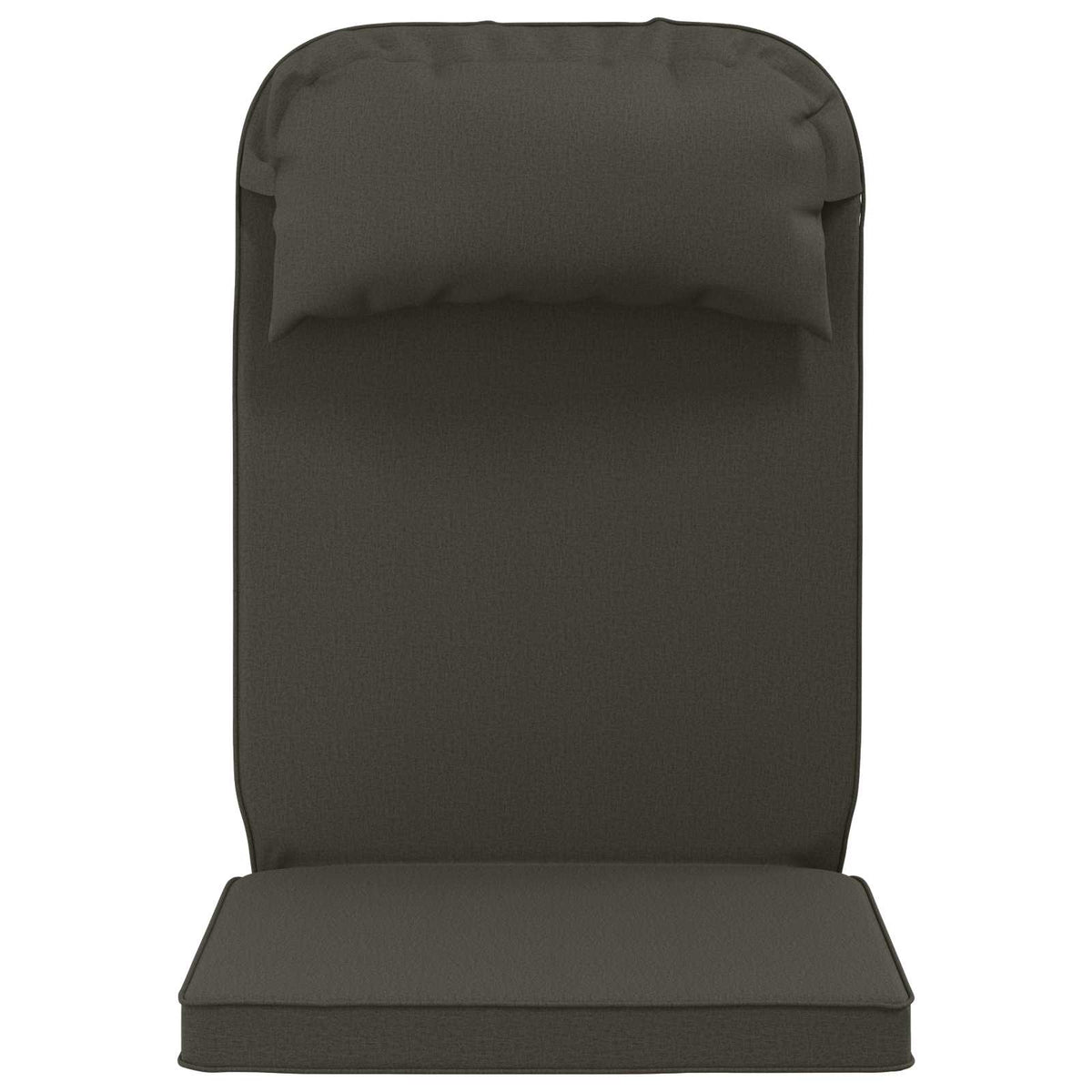 vidaXL Sun Lounger Cushion 100% Polyester Anthracite 55 x 124 x 5 cm