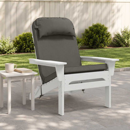 vidaXL Sun Lounger Cushion 100% Polyester Grey 55 x 124 x 5 cm