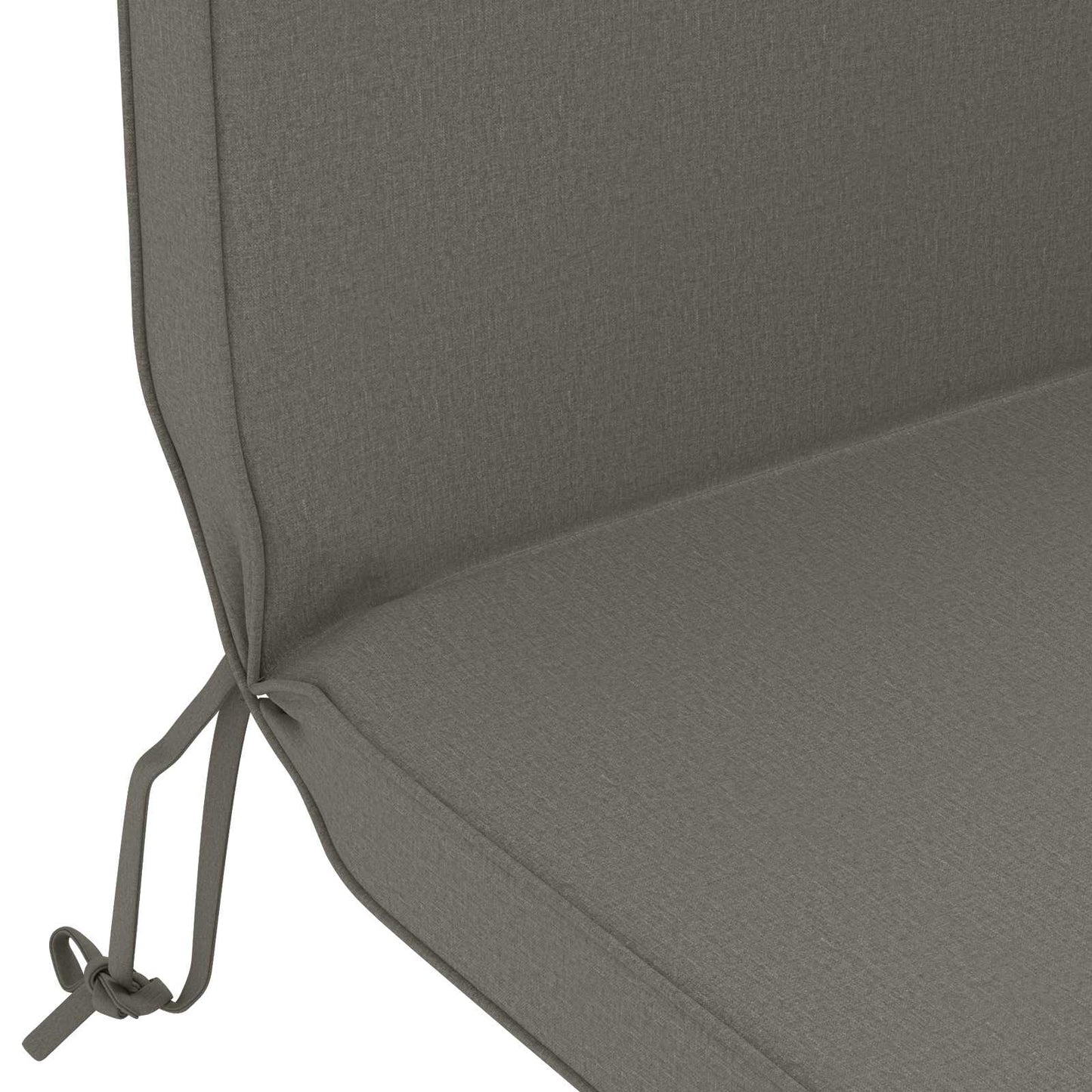 vidaXL Sun Lounger Cushion 100% Polyester Grey 55 x 124 x 5 cm