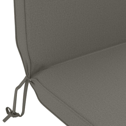 vidaXL Sun Lounger Cushion 100% Polyester Grey 55 x 124 x 5 cm