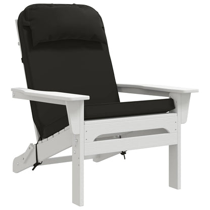 vidaXL Sun Lounger Cushion 100% Polyester Black 55 x 124 x 5 cm