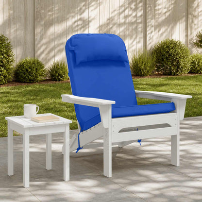 vidaXL Sun Lounger Cushion 100% Polyester Royal Blue 55 x 124 x 5 cm