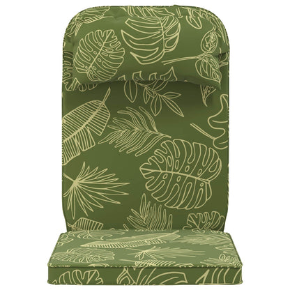 vidaXL Sun Lounger Cushion 100% Polyester Leaf Design 55 x 124 x 5 cm