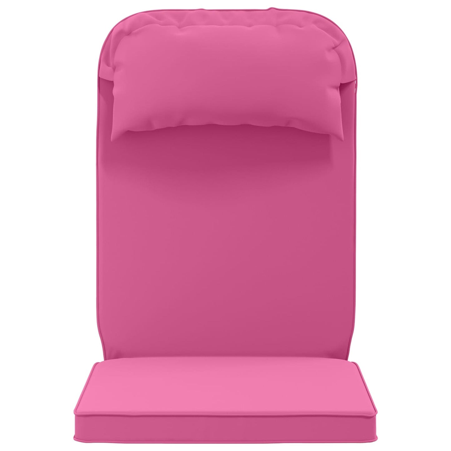 vidaXL Sun Lounger Cushion 100% Polyester Pink 55 x 124 x 5 cm