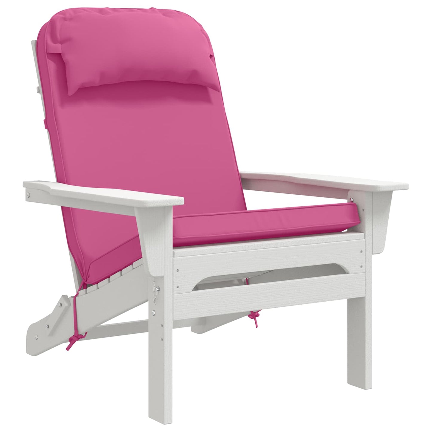 vidaXL Sun Lounger Cushion 100% Polyester Pink 55 x 124 x 5 cm