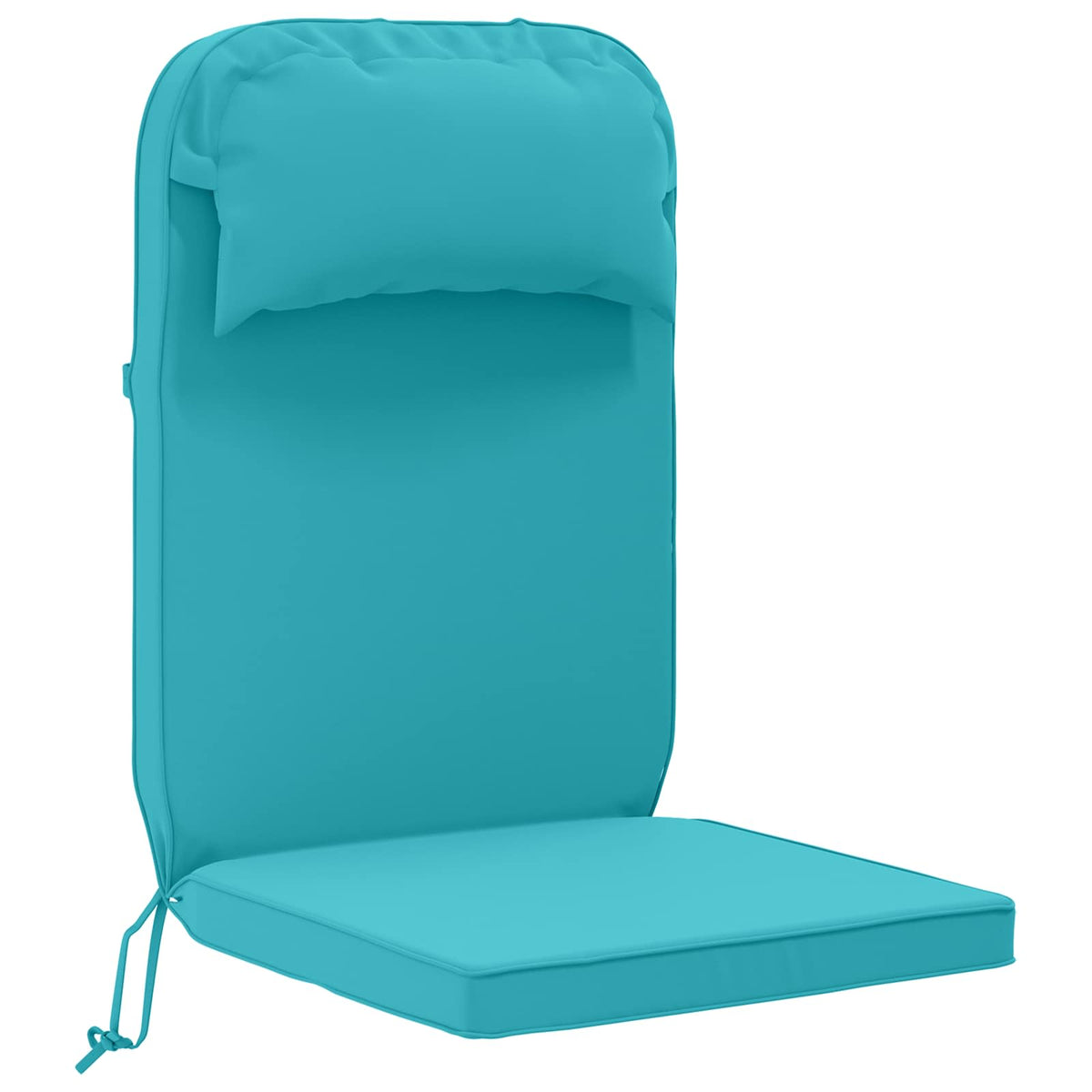vidaXL Sun Lounger Cushion 100% Polyester Turquoise 55 x 124 x 5 cm