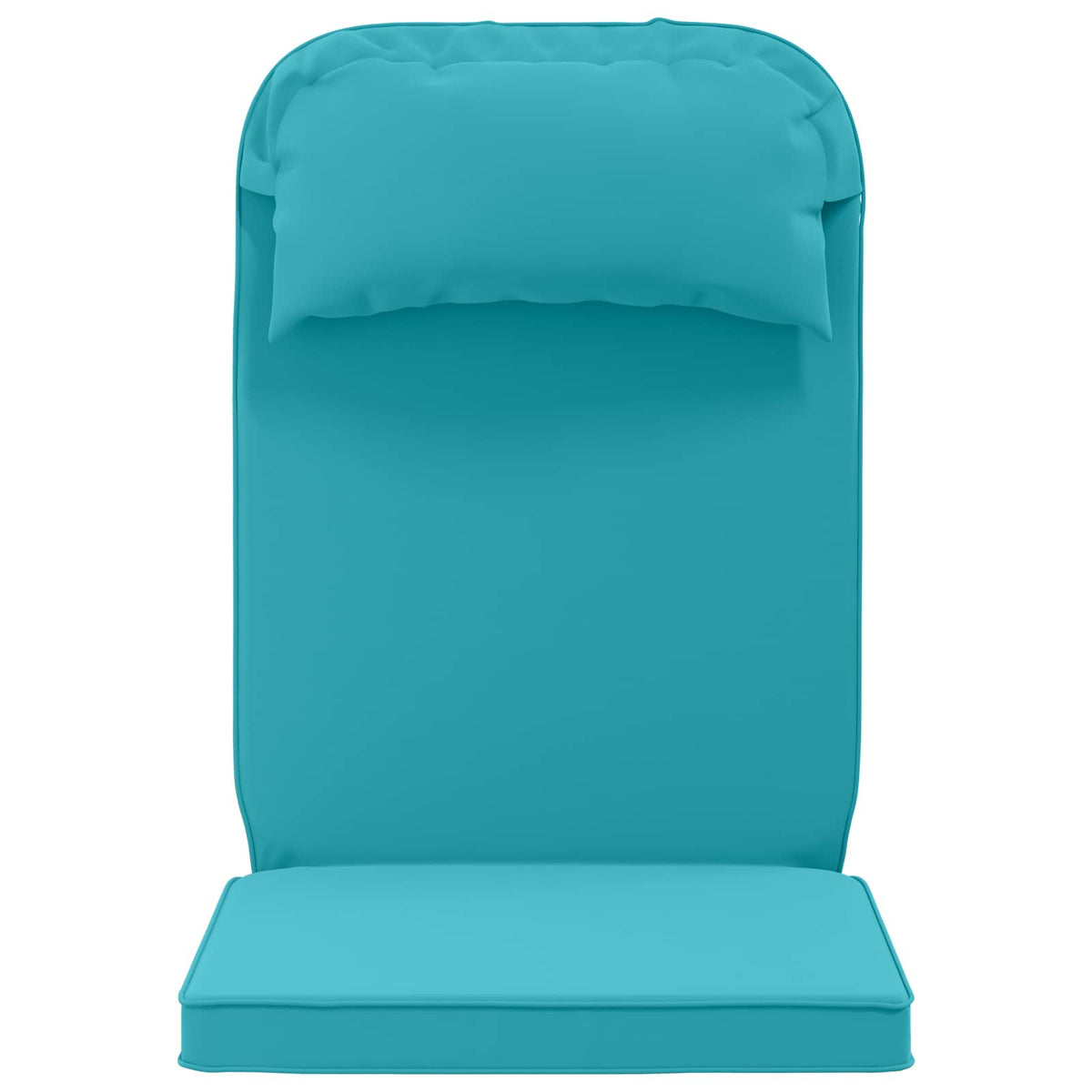 vidaXL Sun Lounger Cushion 100% Polyester Turquoise 55 x 124 x 5 cm