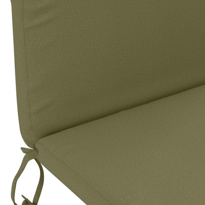 vidaXL Sun Lounger Cushion GEMERT 100% Polyester Olive Green