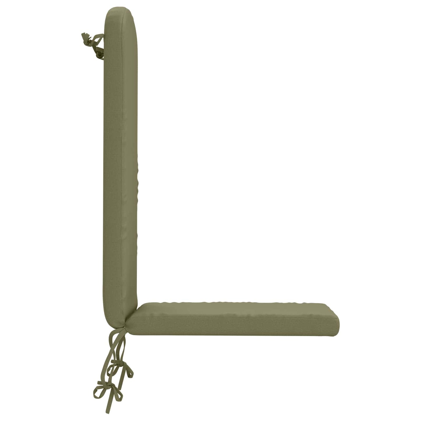 vidaXL Sun Lounger Cushion GEMERT 100% Polyester Olive Green
