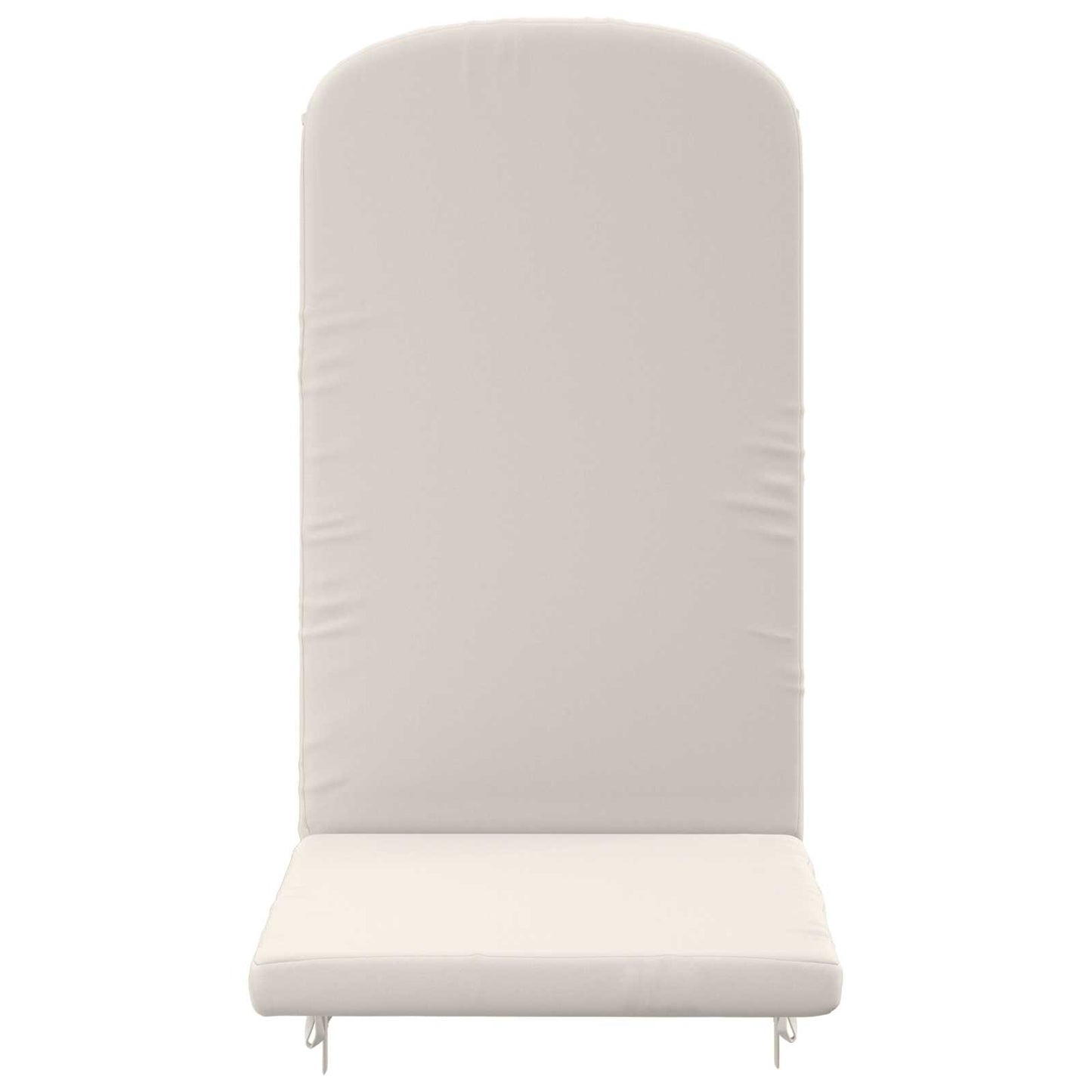 vidaXL Sun Lounger Cushion GEMERT 100% Polyester White 47 x 131 x 5 cm
