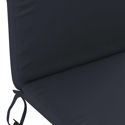 vidaXL Sun Lounger Cushion GEMERT 100% Polyester Dark Blue