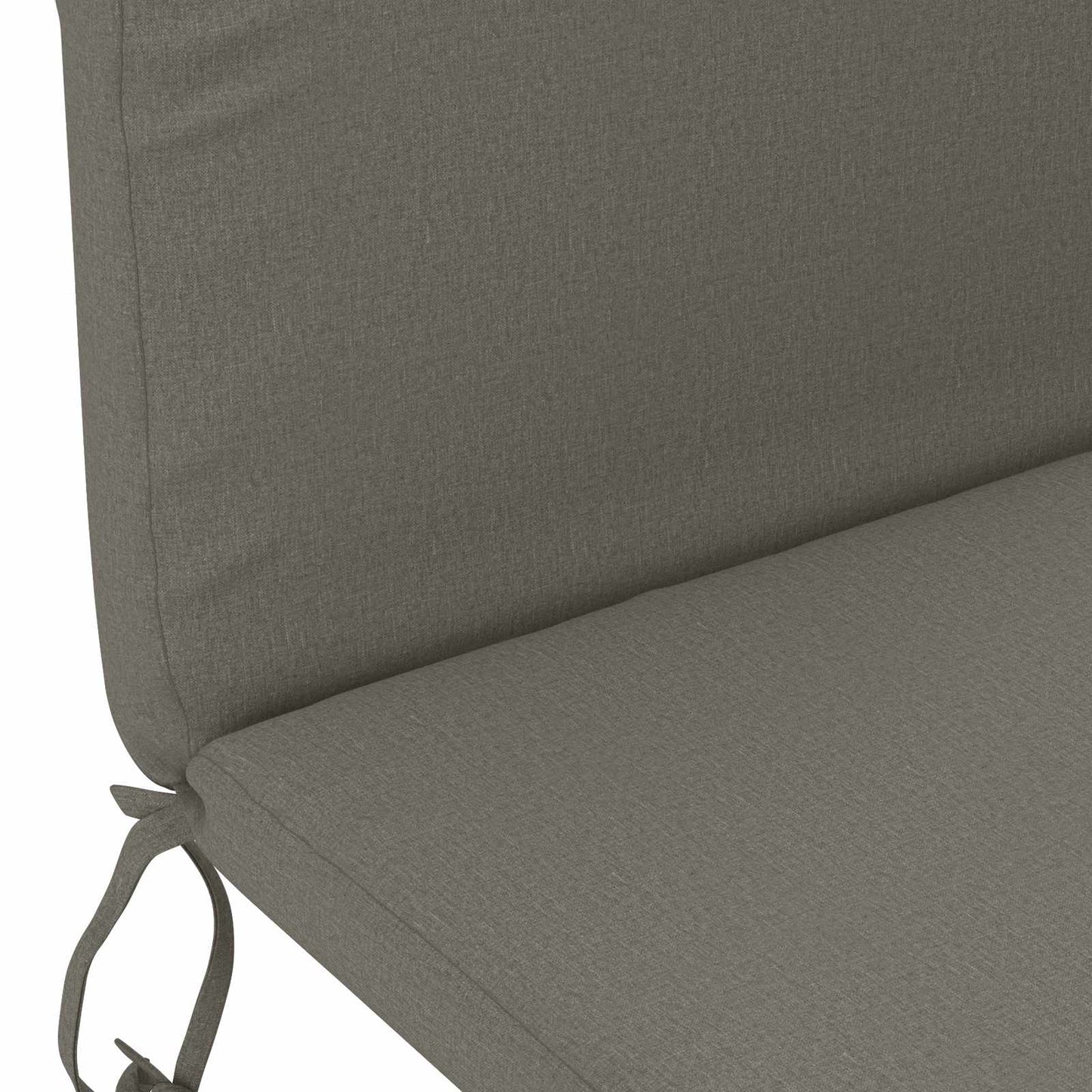 vidaXL Sun Lounger Cushion GEMERT 100% Polyester Grey 47 x 131 x 5 cm