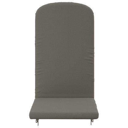 vidaXL Sun Lounger Cushion GEMERT 100% Polyester Grey 47 x 131 x 5 cm