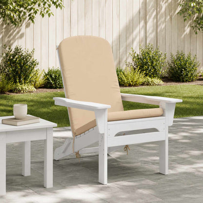 vidaXL Adirondack Chair Cushion GEMERT 100% Polyester Cream