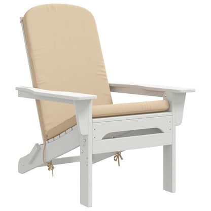 vidaXL Sun Lounger Cushion GEMERT 100% Polyester Cream 47 x 131 x 5 cm