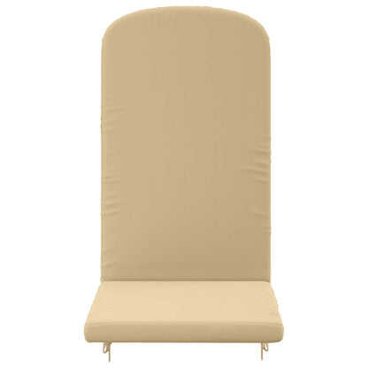 vidaXL Sun Lounger Cushion GEMERT 100% Polyester Beige 47 x 131 x 5 cm