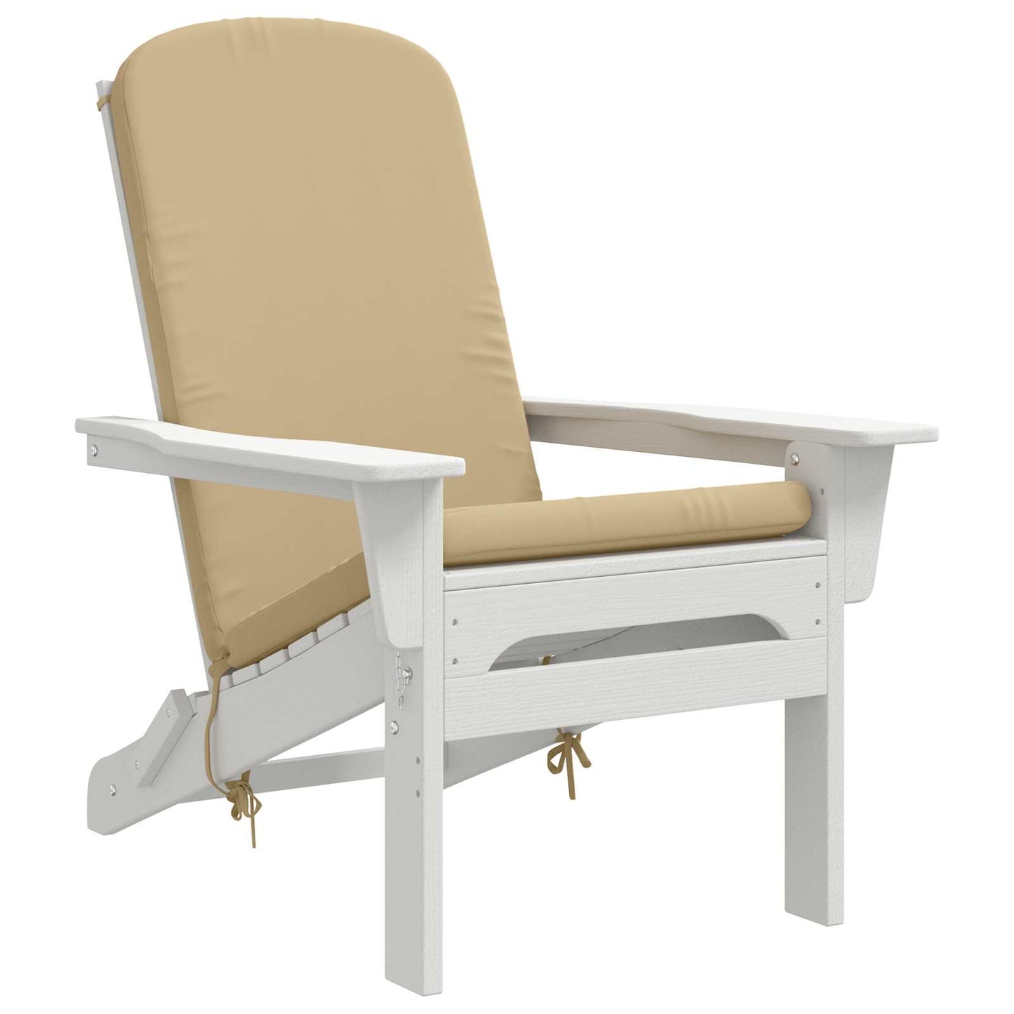 vidaXL Sun Lounger Cushion GEMERT 100% Polyester Beige 47 x 131 x 5 cm