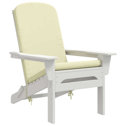 vidaXL Sun Lounger Cushion GEMERT 100% Polyester Cream 47 x 131 x 5 cm