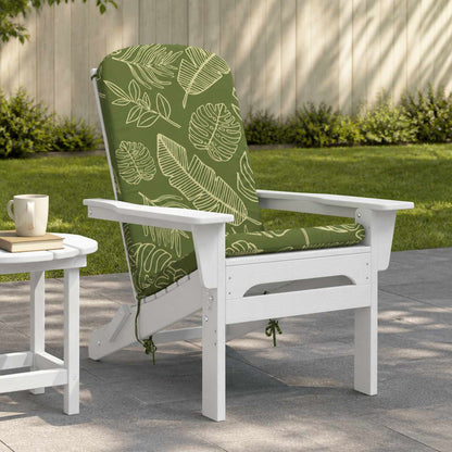 vidaXL Adirondack Chair Cushion GEMERT 100% Polyester Leaf Design