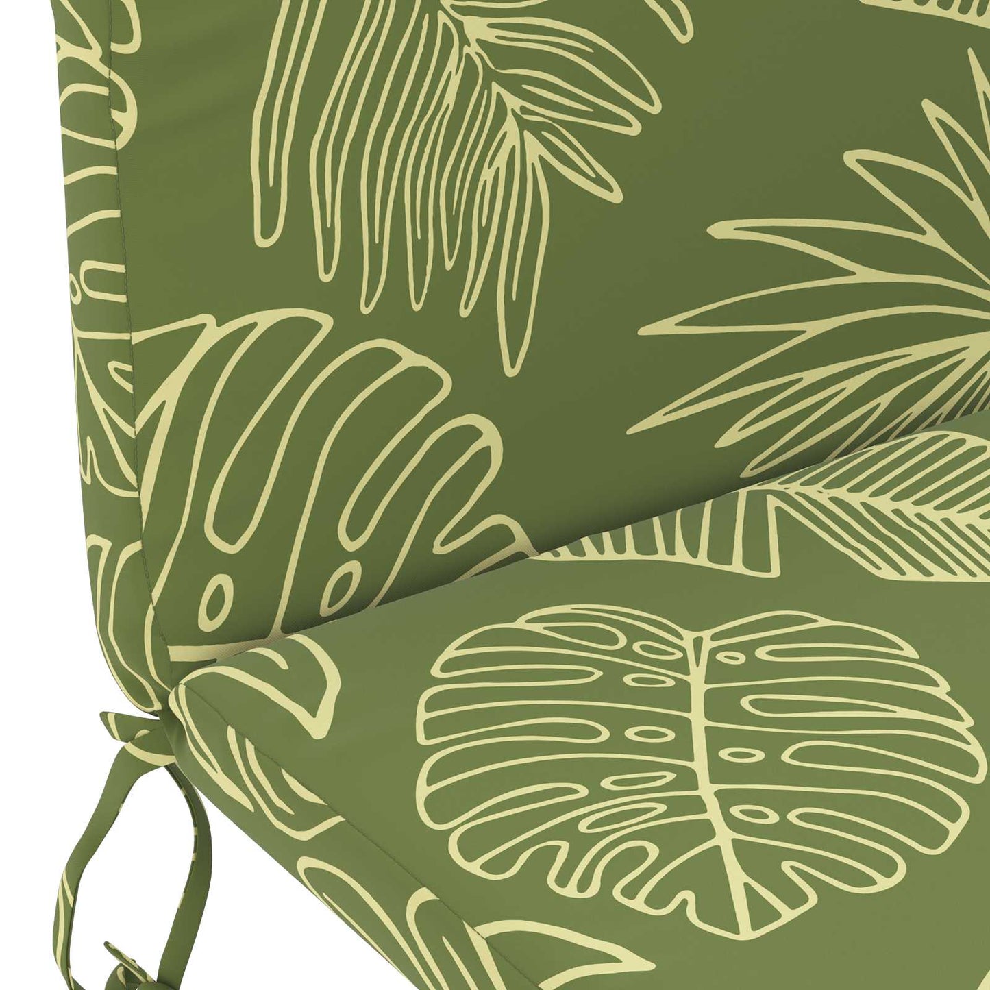 vidaXL Sun Lounger Cushion GEMERT 100% Polyester Leaf Design