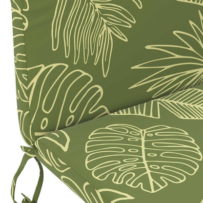 vidaXL Sun Lounger Cushion GEMERT 100% Polyester Leaf Design