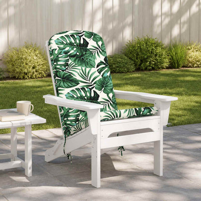 vidaXL Adirondack Chair Cushion GEMERT 100% Polyester Leaf Pattern