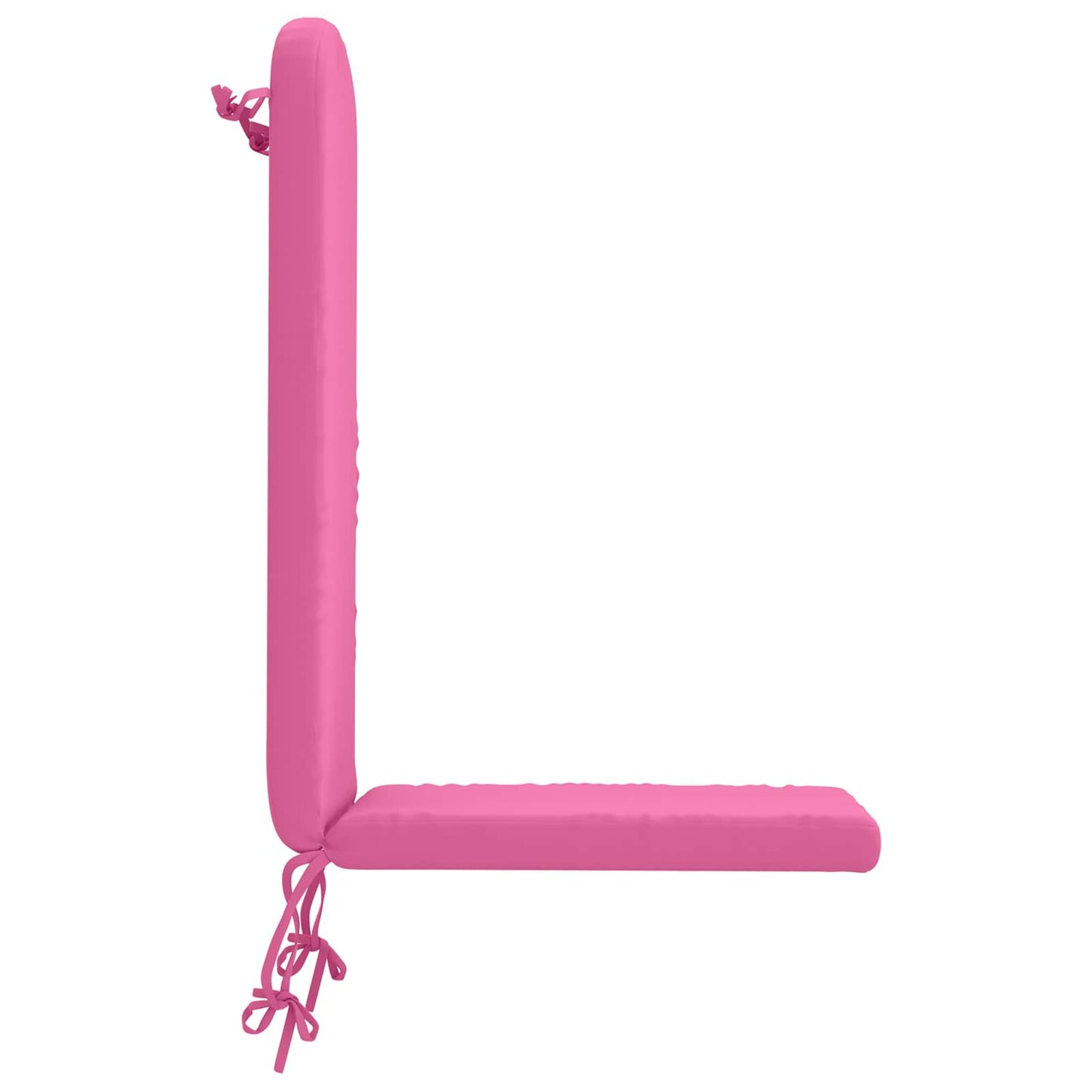 vidaXL Sun Lounger Cushion GEMERT 100% Polyester Pink 47 x 131 x 5 cm
