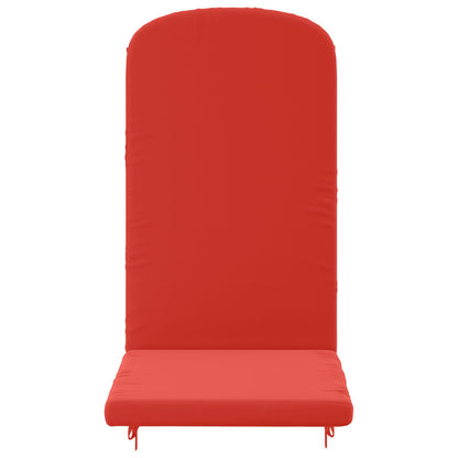 vidaXL Sun Lounger Cushion GEMERT 100% Polyester Red 47 x 131 x 5 cm