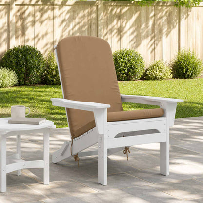 vidaXL Adirondack Chair Cushion GEMERT 100% Polyester Taupe