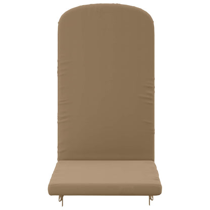 vidaXL Sun Lounger Cushion GEMERT 100% Polyester Taupe 47 x 131 x 5 cm