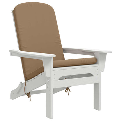 vidaXL Sun Lounger Cushion GEMERT 100% Polyester Taupe 47 x 131 x 5 cm