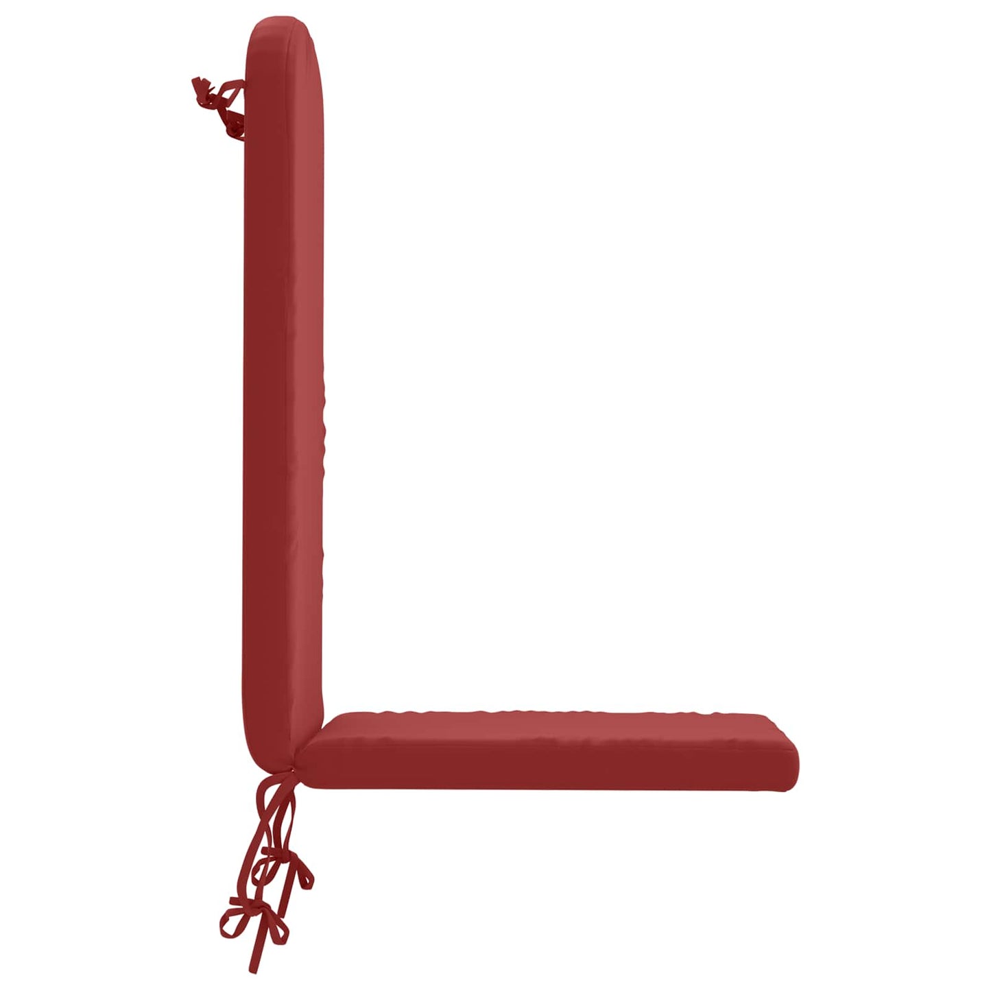 vidaXL Sun Lounger Cushion GEMERT 100% Polyester Wine Red