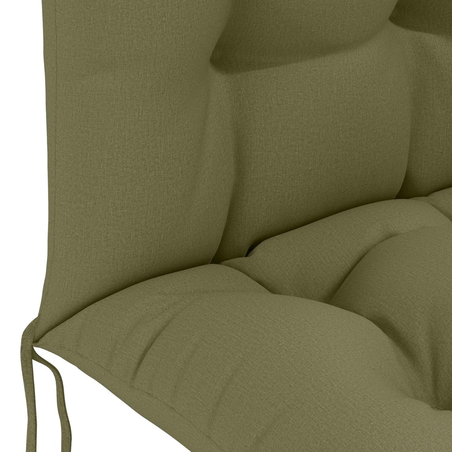 vidaXL Sun Lounger Cushion PUTTEN 100% Polyester Olive Green