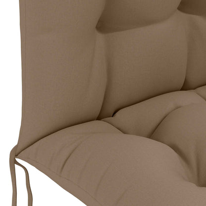 vidaXL Sun Lounger Cushion PUTTEN 100% Polyester Taupe