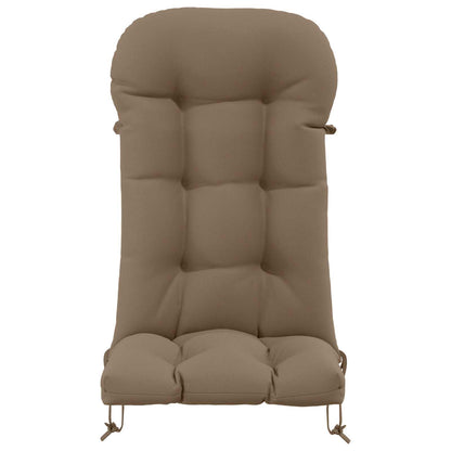 vidaXL Sun Lounger Cushion PUTTEN 100% Polyester Taupe