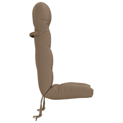 vidaXL Sun Lounger Cushion PUTTEN 100% Polyester Taupe