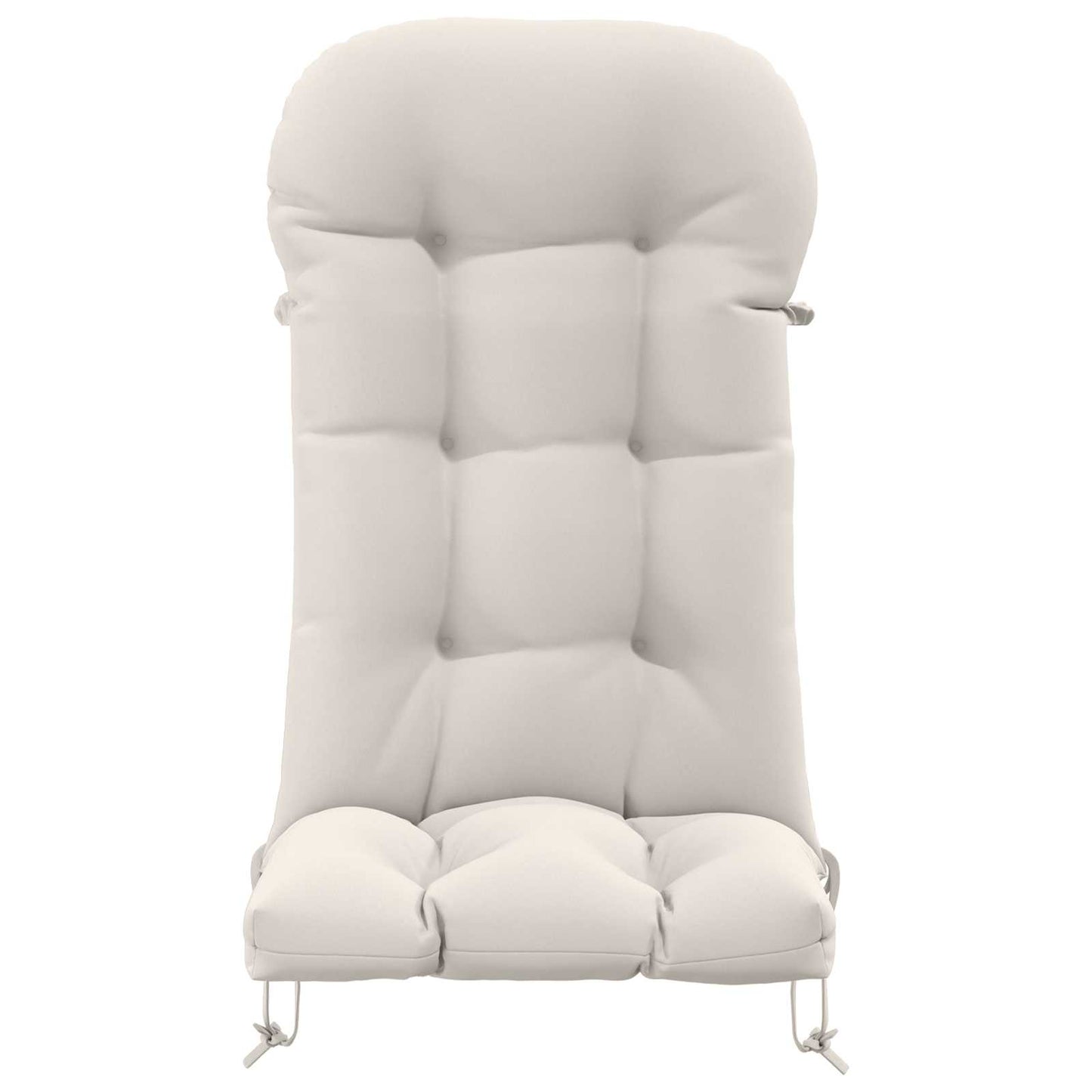 vidaXL Sun Lounger Cushion PUTTEN 100% Polyester White