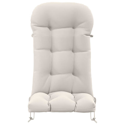 vidaXL Sun Lounger Cushion PUTTEN 100% Polyester White