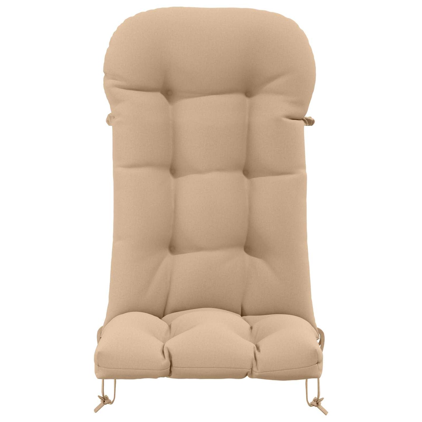 vidaXL Sun Lounger Cushion PUTTEN 100% Polyester Sand 48 x 112 x 10 cm