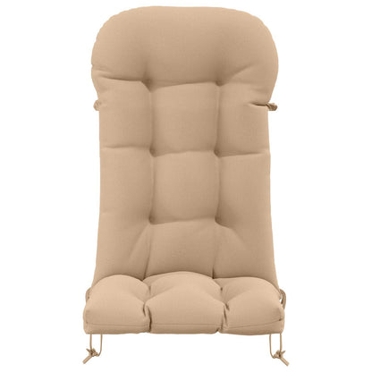 vidaXL Sun Lounger Cushion PUTTEN 100% Polyester Sand 48 x 112 x 10 cm