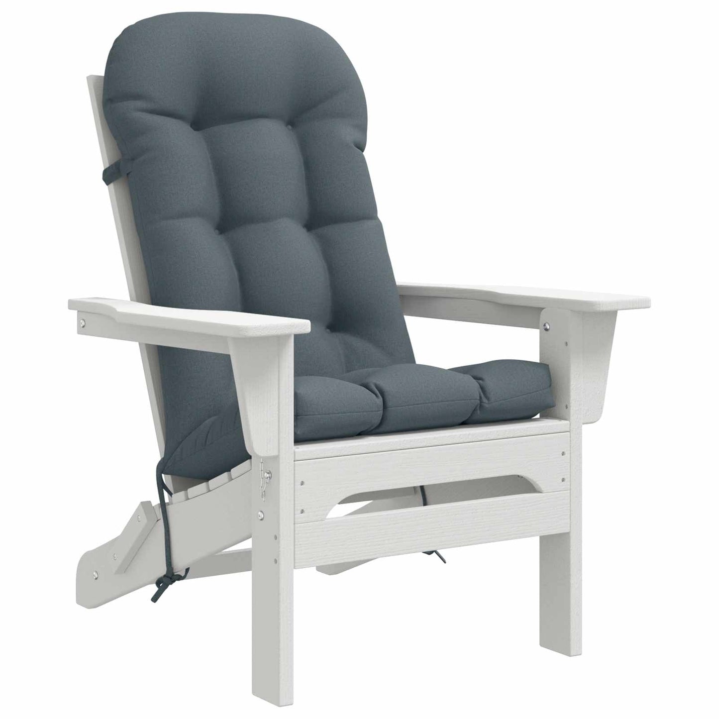 vidaXL Sun Lounger Cushion PUTTEN 100% Polyester Blue 48 x 112 x 10 cm