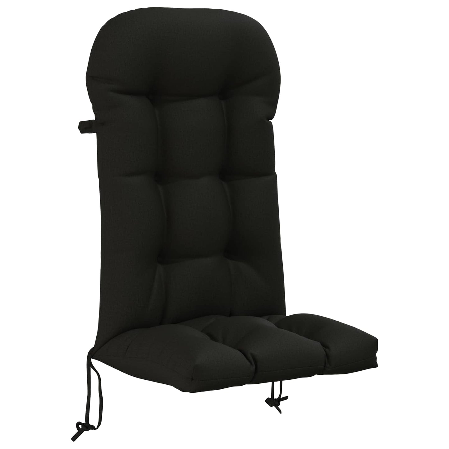 vidaXL Sun Lounger Cushion PUTTEN 100% Polyester Black