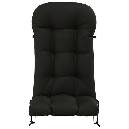 vidaXL Sun Lounger Cushion PUTTEN 100% Polyester Black