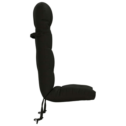 vidaXL Sun Lounger Cushion PUTTEN 100% Polyester Black