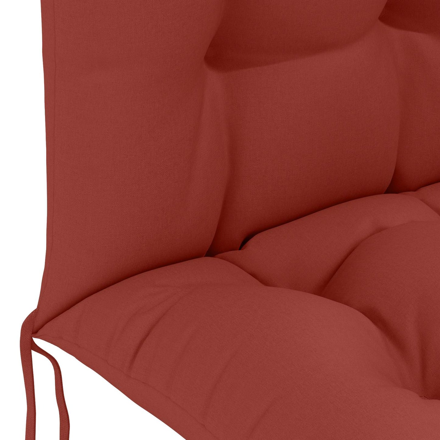 vidaXL Sun Lounger Cushion PUTTEN 100% Polyester Red 48 x 112 x 10 cm