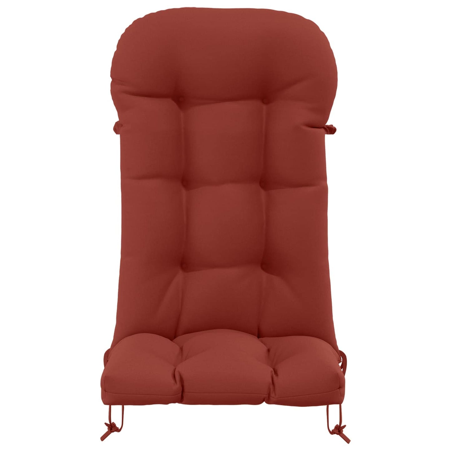 vidaXL Sun Lounger Cushion PUTTEN 100% Polyester Red 48 x 112 x 10 cm