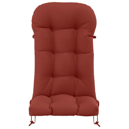vidaXL Sun Lounger Cushion PUTTEN 100% Polyester Red 48 x 112 x 10 cm