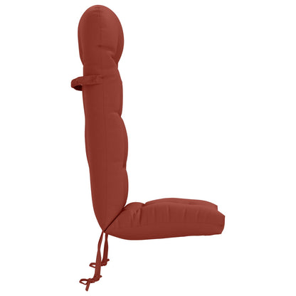 vidaXL Sun Lounger Cushion PUTTEN 100% Polyester Red 48 x 112 x 10 cm