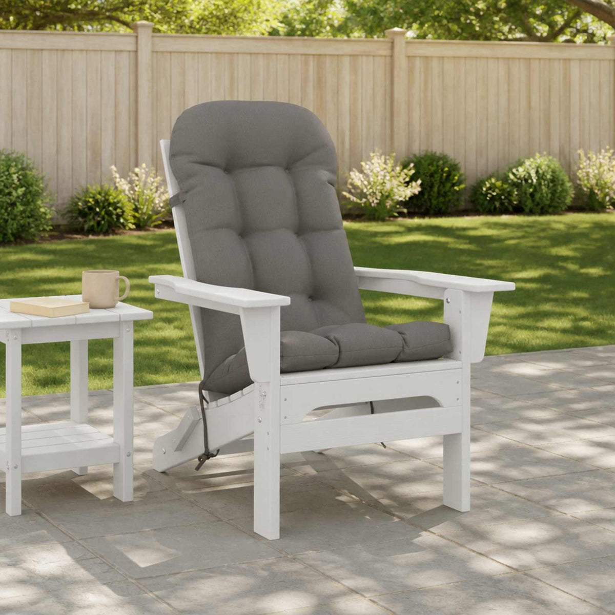 vidaXL Adirondack Chair Cushion PUTTEN 100% Polyester Grey